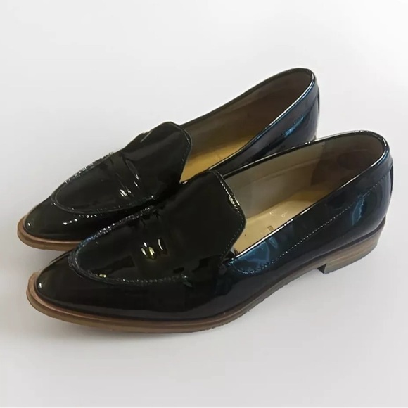 Everlane Shoes - VGUC sz 7 Everlane Patent Leather Black Loafers